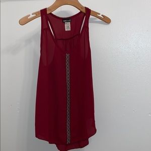 Wet seal sleeveless racer back